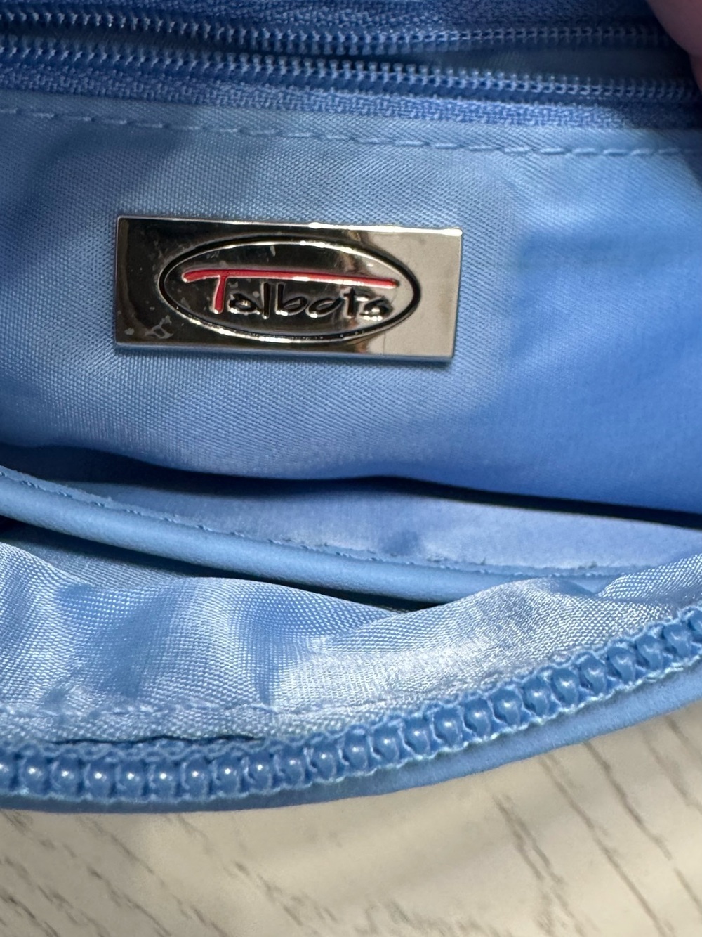 Talbots Light Blue Hobo Shoulder Bag - Picture 8 of 9